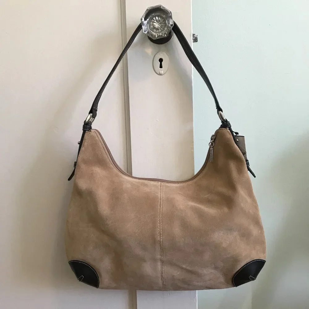 Maxx NY | Tan Suede Purse